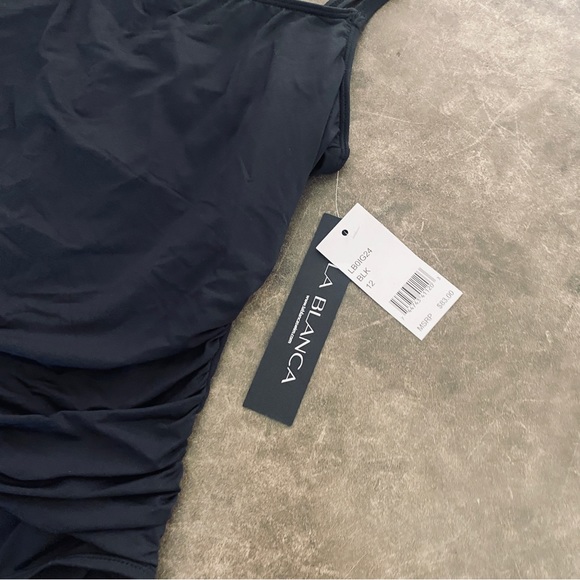 Island Goddess Rouched Body Lingerie Mio One Piece Swimsuit - Picture 7 of 12